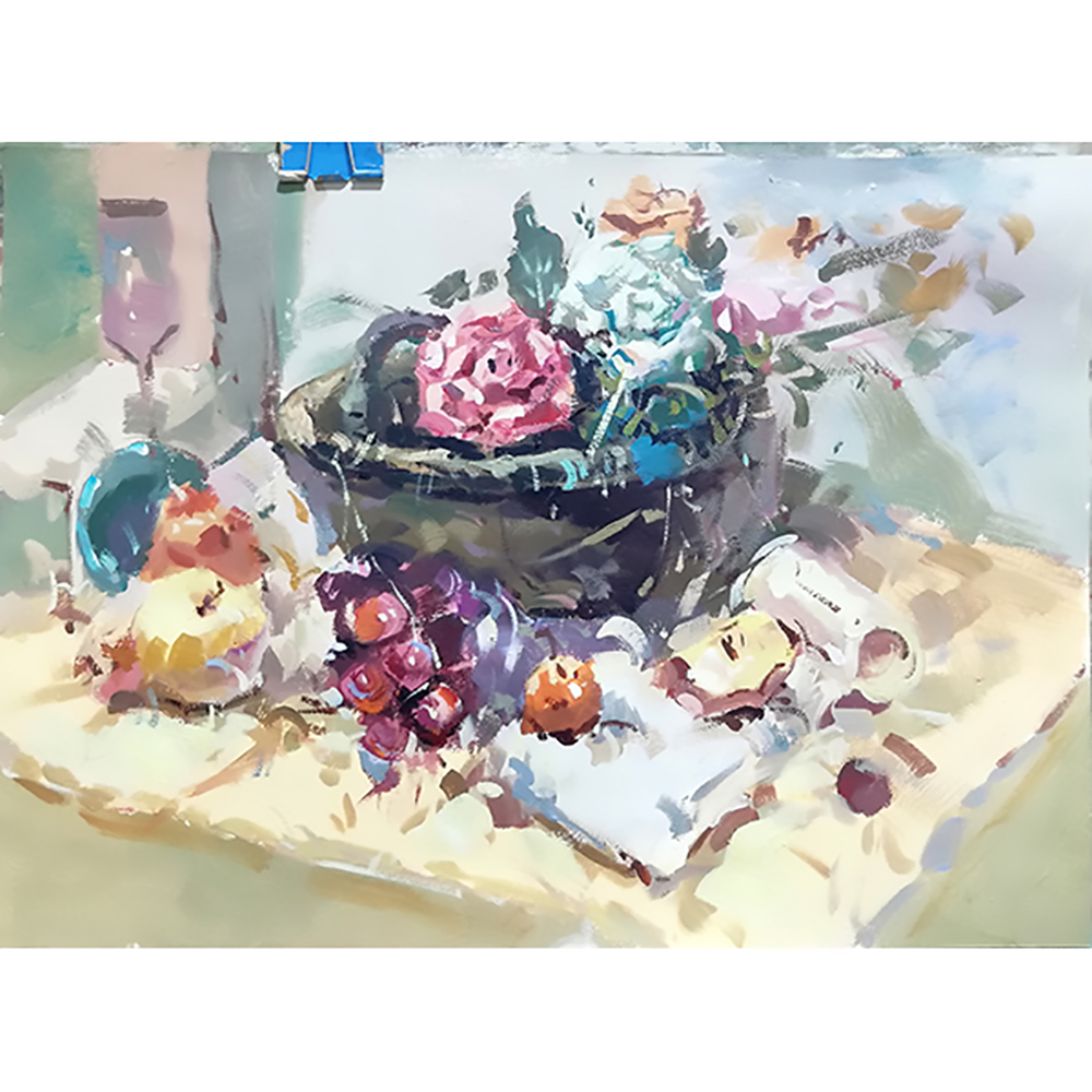 水粉花
