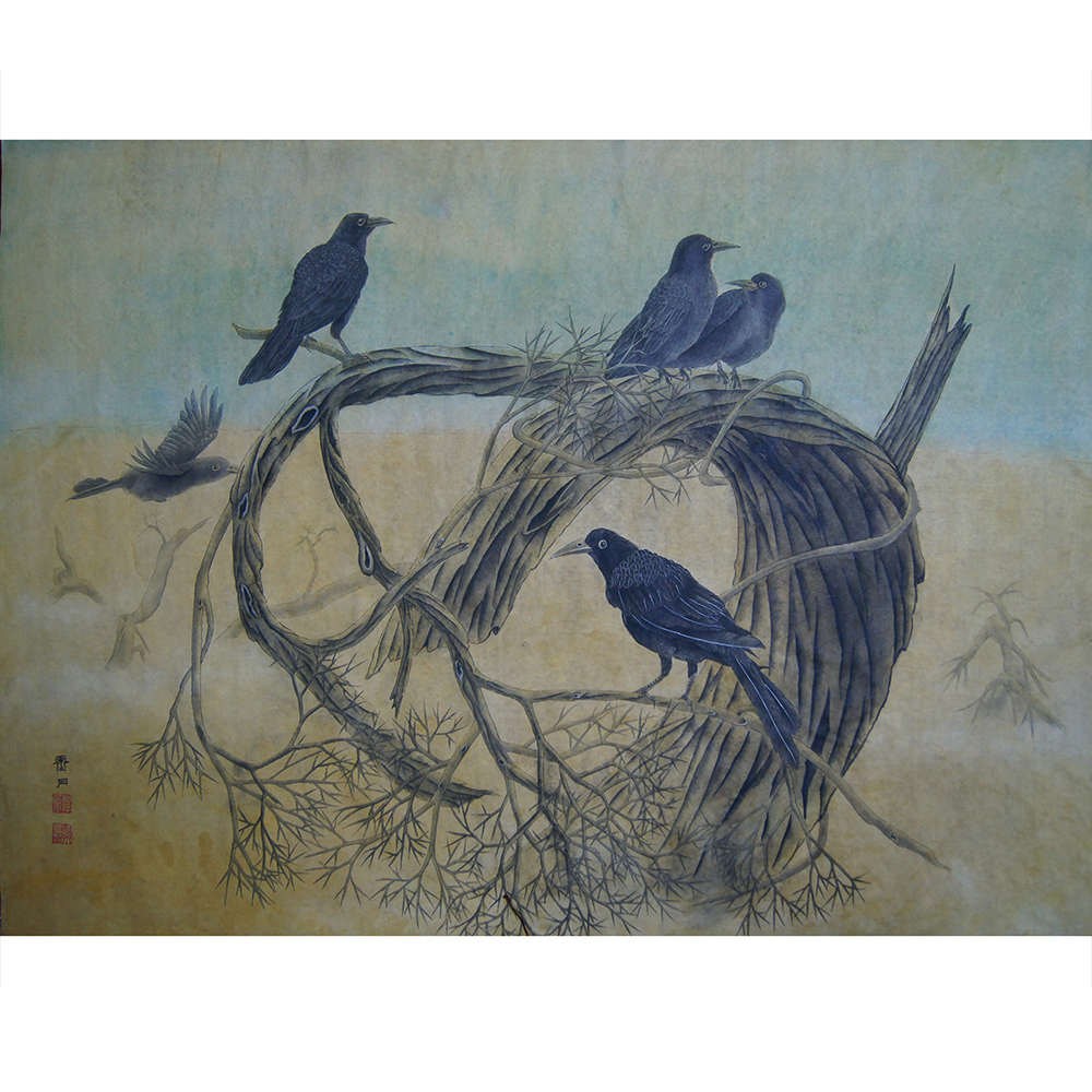 枯藤老樹(shù)昏鴨