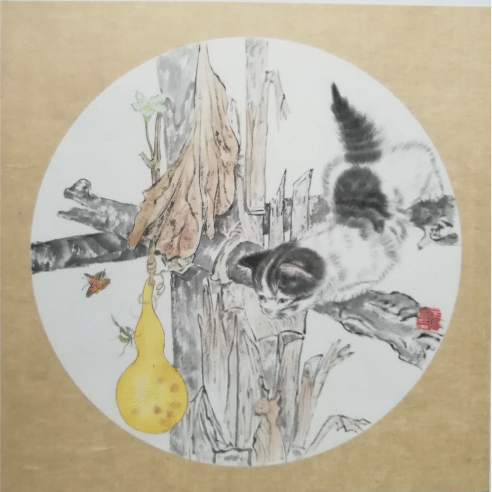 貓戲圖