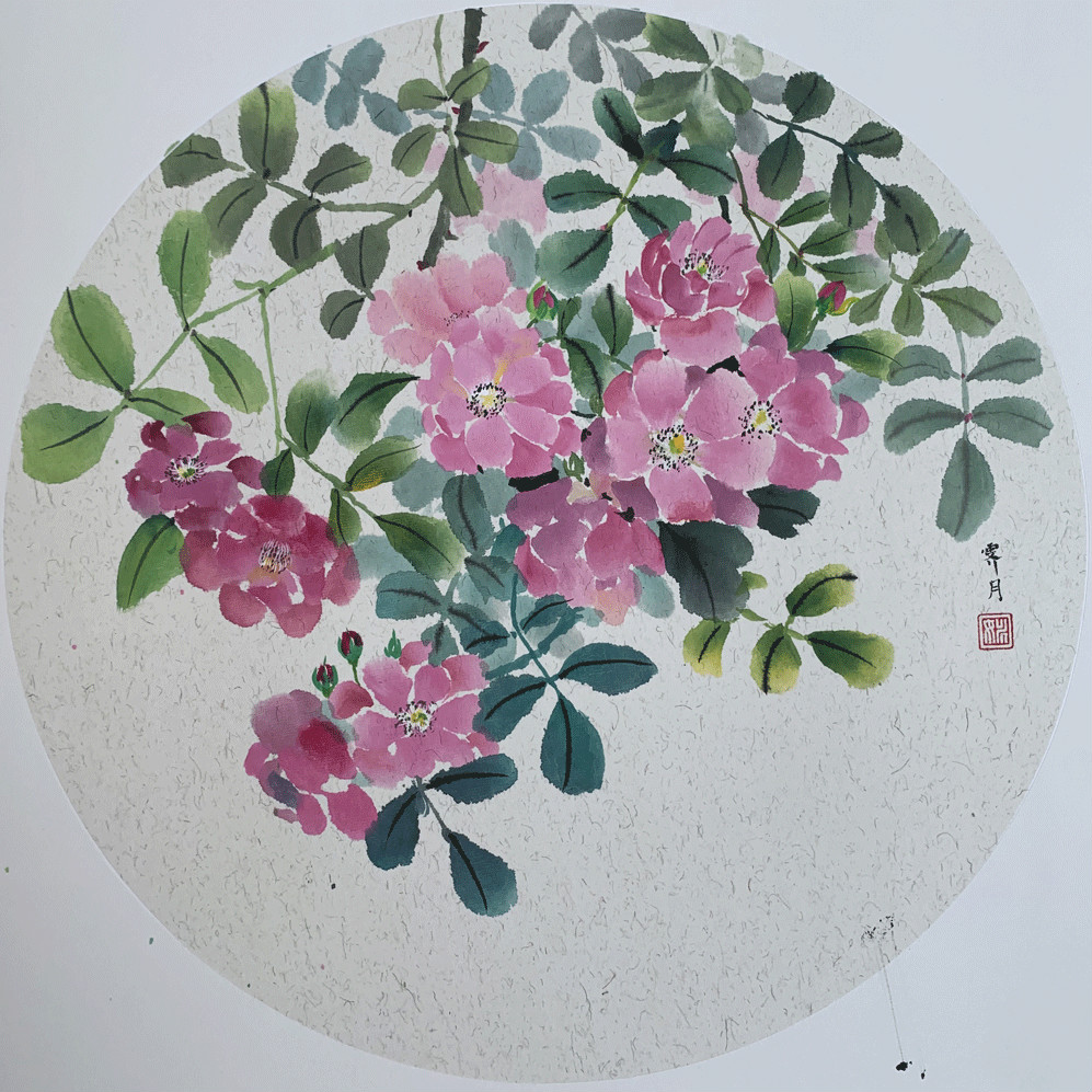 綠藤紅刺引薔薇