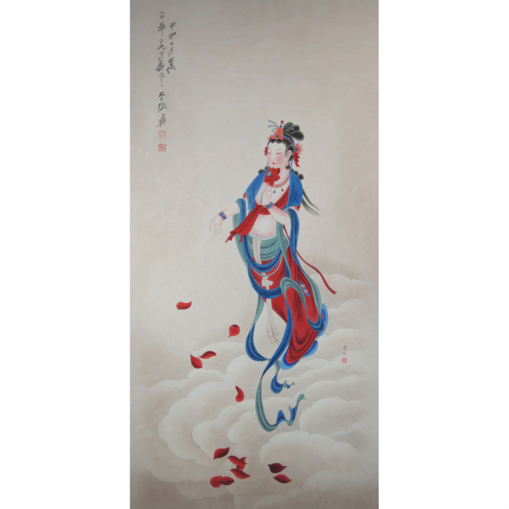 臨張大千畫