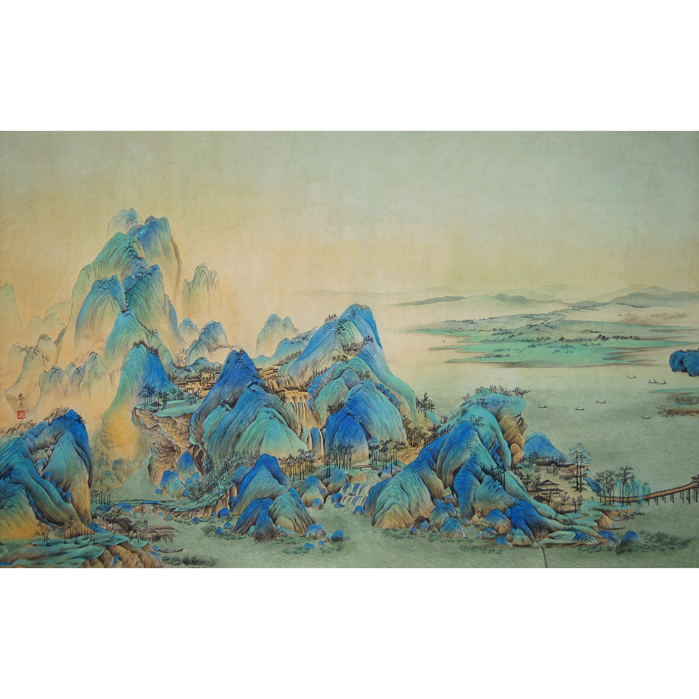 臨《千里江山圖》