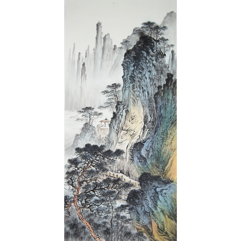 秀峰圖四